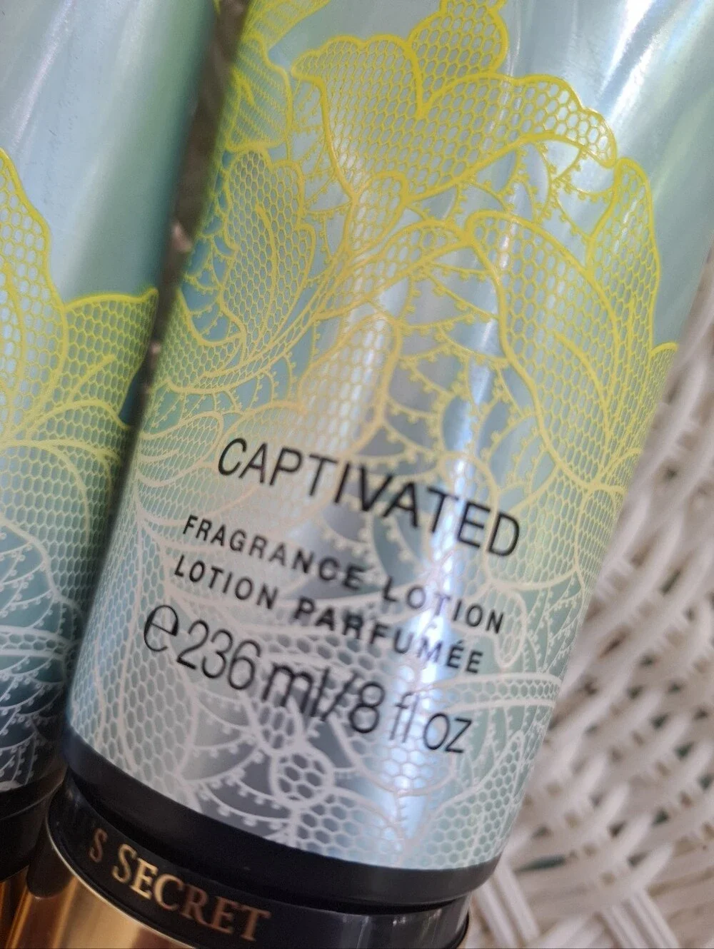 Victoria's Secret Captivated 8 Oz Body Lotions Set Of 2 NEW